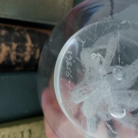 🤍 KOSTA GLASS PAPERWEIGHT - Picture 6 of 7